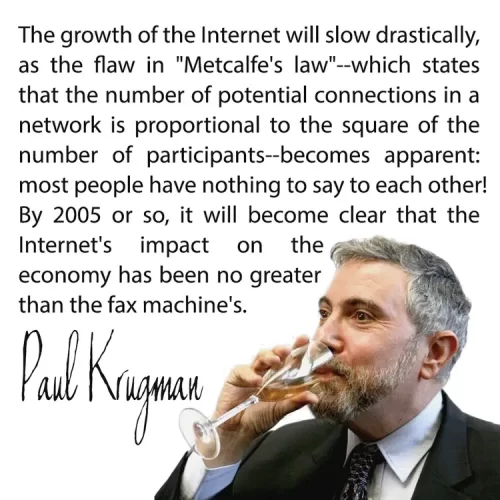 A declaração de Ray Dalio ecoa do que diz Paul Krugman.