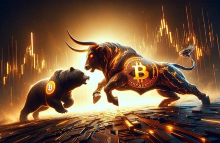 Bitcoin testa resistência histórica mas mercado se prepara para possíveis quedas