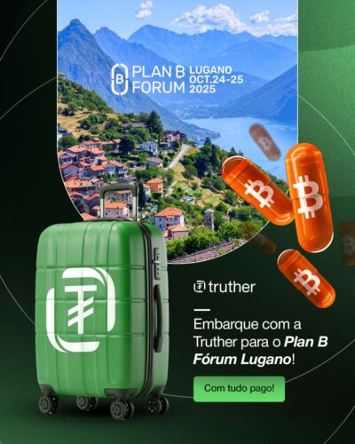 Truther leva usuários ao Plan B Fórum em Lugano com tudo pago
