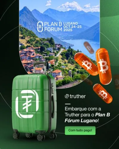 Truther leva usuários ao Plan B Fórum em Lugano com tudo pago