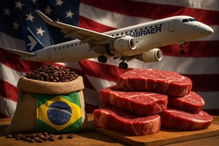Exportações brasileiras mostram recuperação apesar das tarifas comerciais americanas
