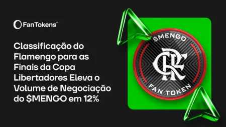 Classificação do Flamengo para as finais da Copa Libertadores eleva o volume de negociação do Token $MENGO em 12%