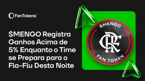 Fan Token $MENGO registra ganhos acima de 5% enquanto o time se prepara para o Fla-Flu desta noite