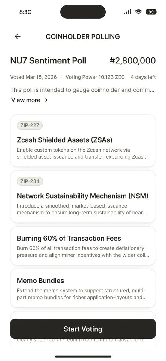 Zcash Privacidade: o avanço silencioso na governança e ecossistema — gráfico 2