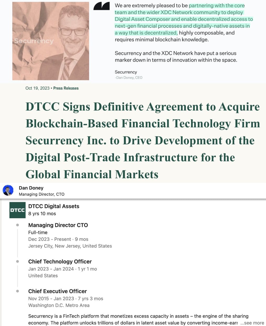 XDC Network DTCC: o futuro da liquidação pós-negociação está em jogo — gráfico 2