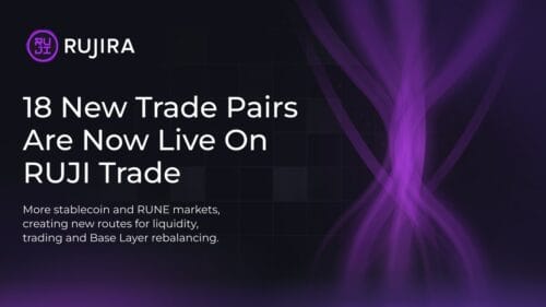 Rujira THORChain: a liquidez descentralizada ganha 18 novas rotas de arbitragem