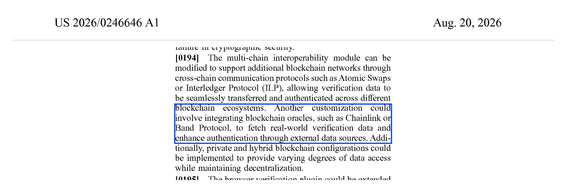 Chainlink em patentes bancárias: é o fim da desintermediação que celebramos? — gráfico 4