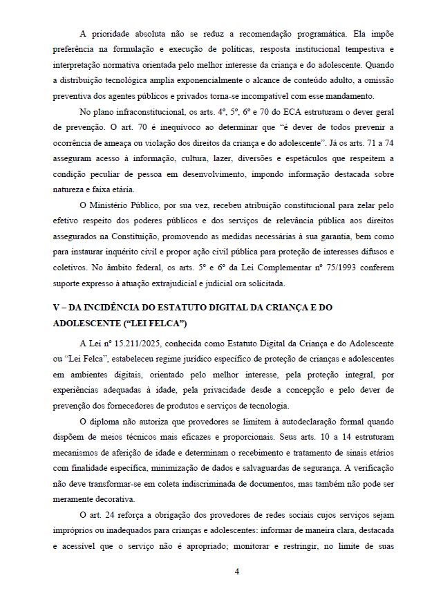 Regulação de Conteúdo Digital: o alto preço da 'Lei Felca' para a liberdade online — gráfico 5