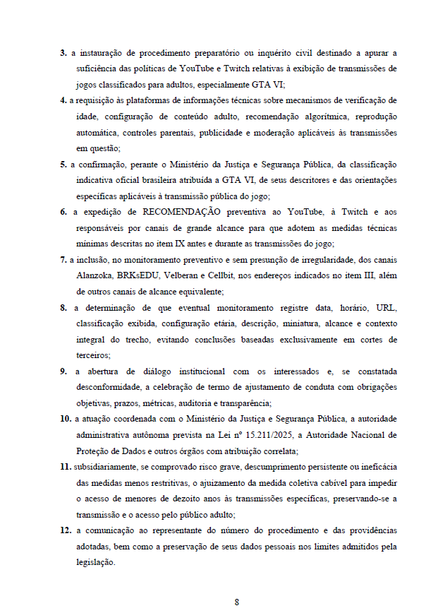 Regulação de Conteúdo Digital: o alto preço da 'Lei Felca' para a liberdade online — gráfico 9