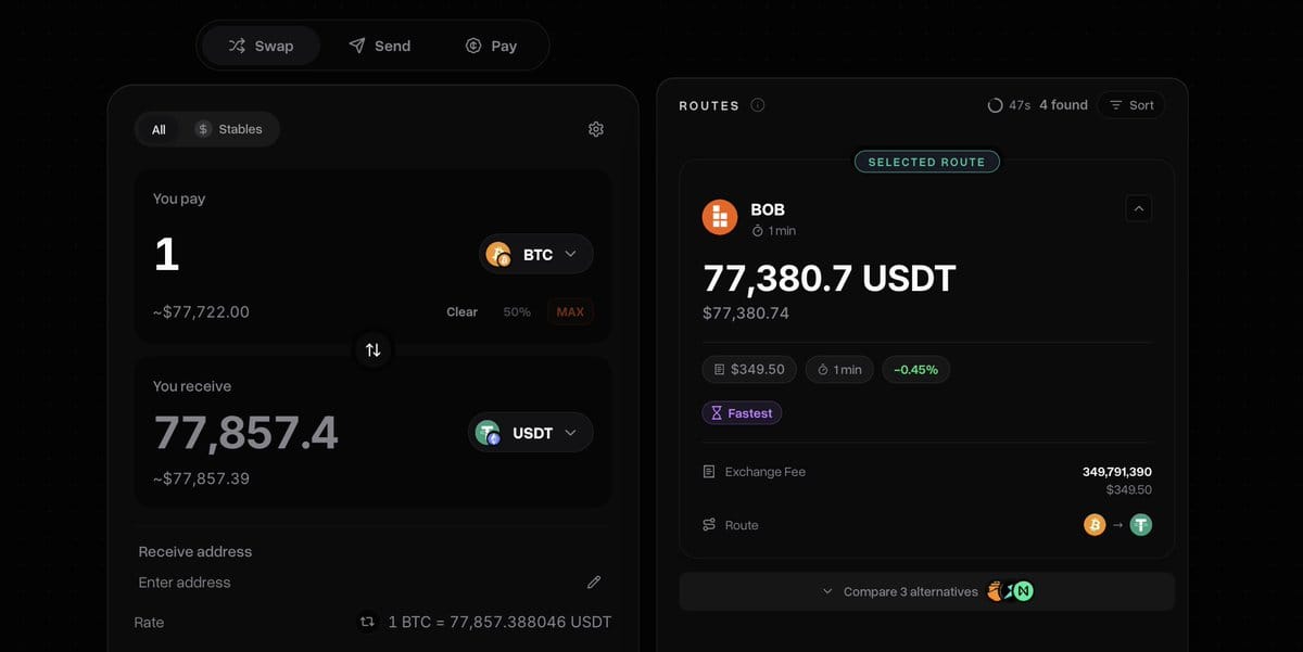 Native BTC Swaps: A descentralização dispensa a custódia centralizada? — gráfico 2