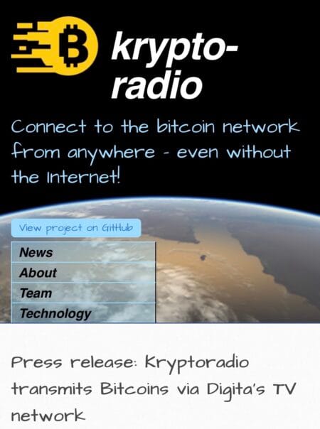 Bitcoin via TV: a ousadia de transmitir o blockchain sem internet