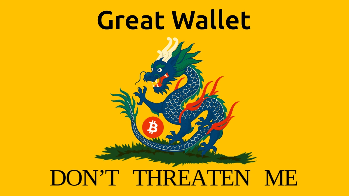 Great Wallet — Don't threaten me · auditoria de autocustódia com Yuri Villas Boas